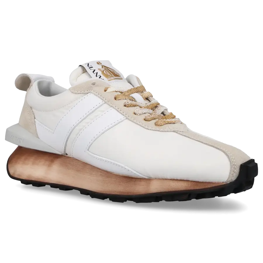Lanvin - Sneaker low NYLON RUNNING Nylon - weiß