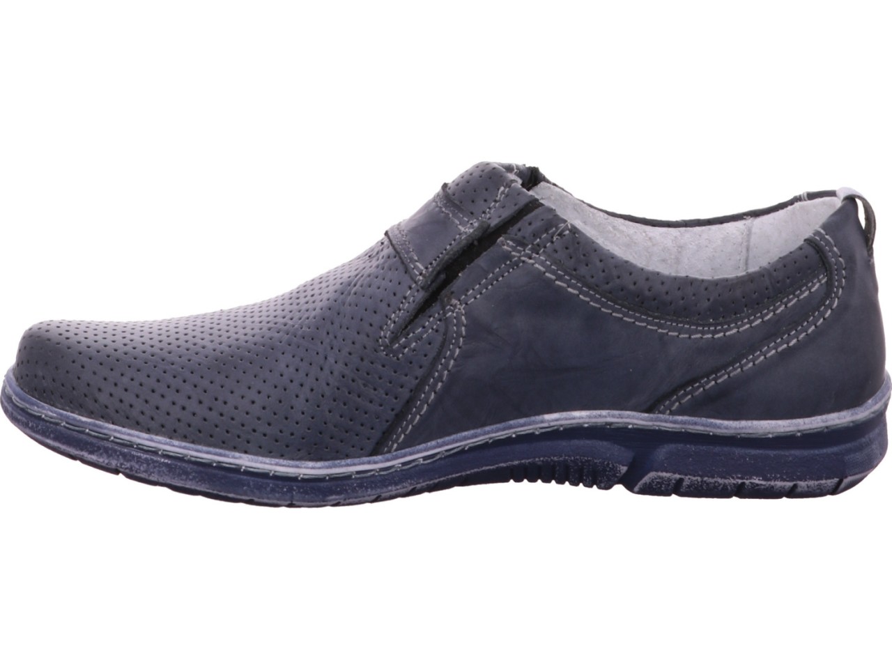 DIVERSE Komfort Slipper blau
