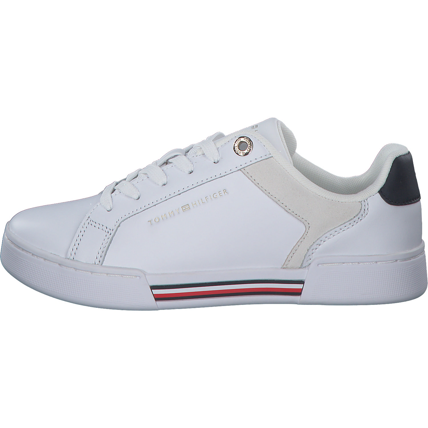 Tommy Hilfiger FW0FW07118, Sneakers Low, Damen, white/RWB