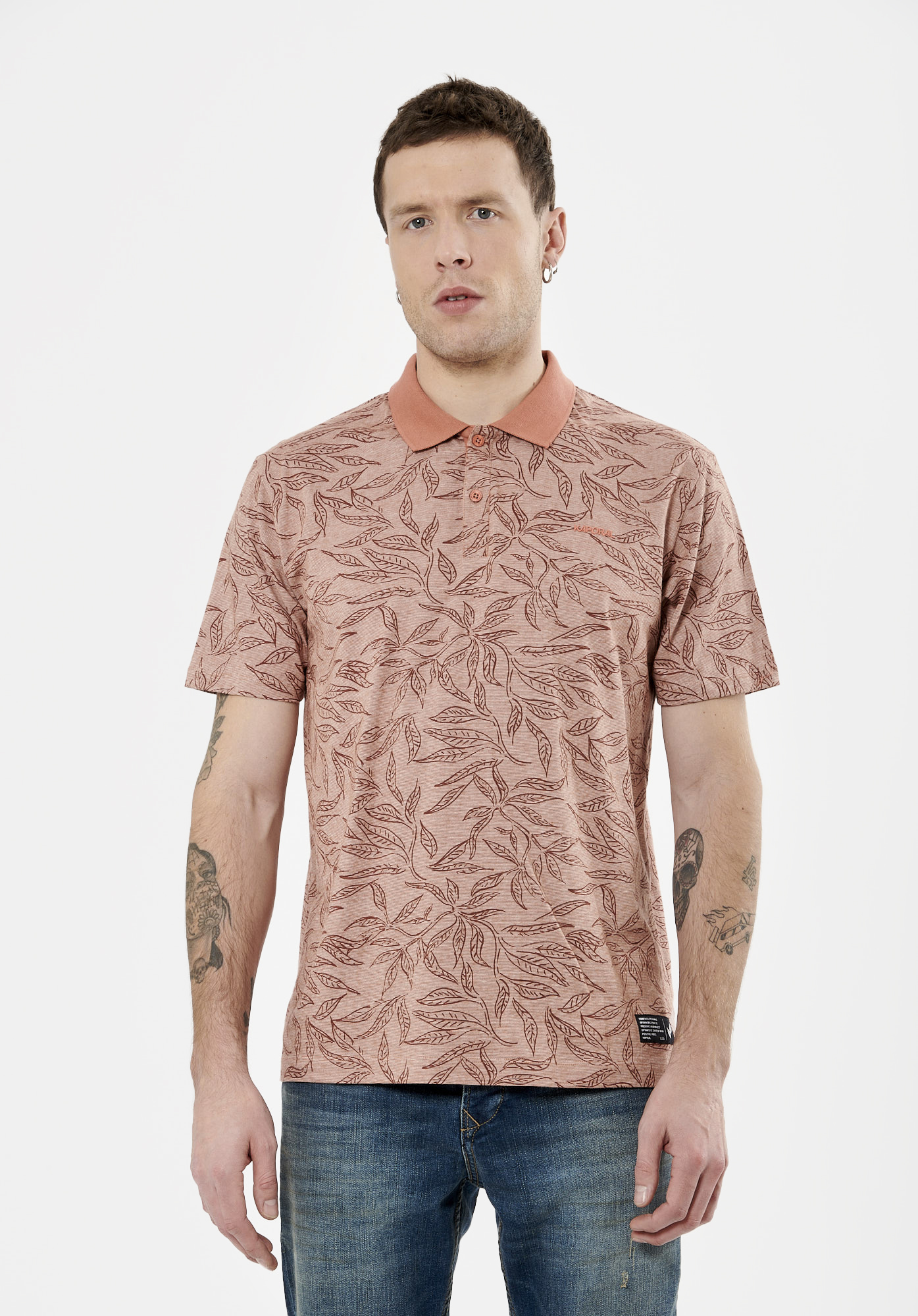 STERN  Polo orange Homme en 100% coton
