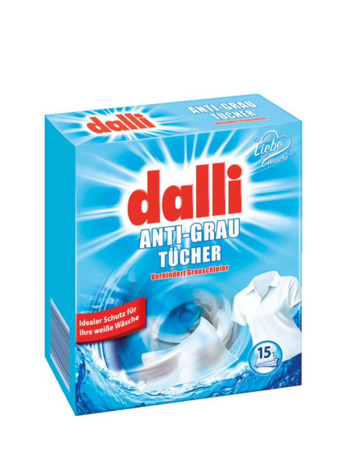 DALLI-WERKE Anti Grau Tücher | Verhindert Grauschleier weisser Wäsche | 15 Tücher günstig kaufen onesize