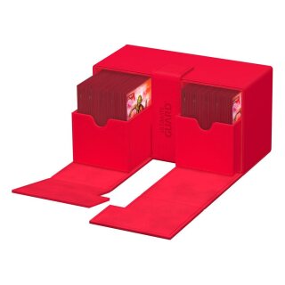 Ultimate Guard Twin Flip`n`Tray 200+ XenoSkin Monocolor - Rot