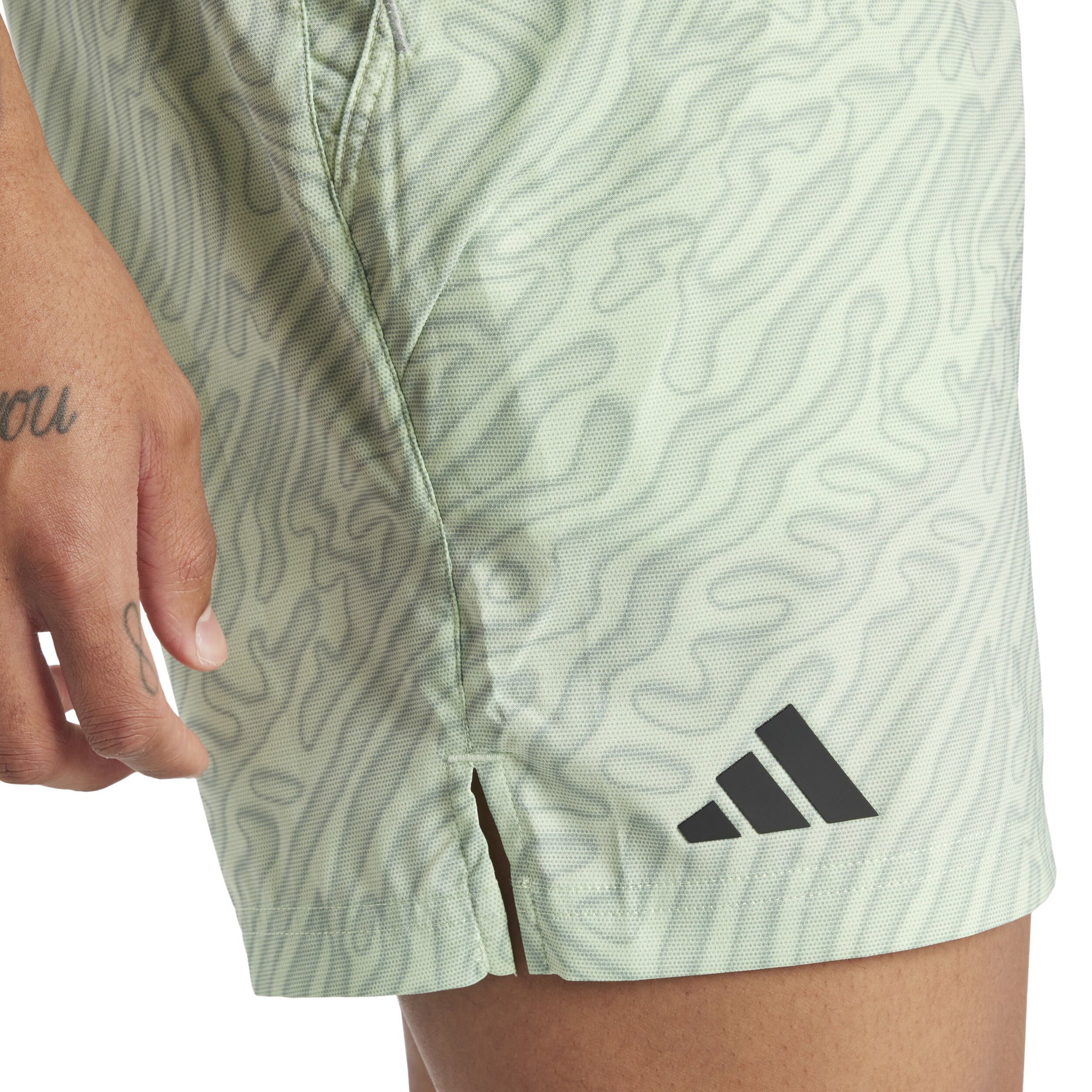 Ergo Pro Shorts Herren - Hellgrün, Silber