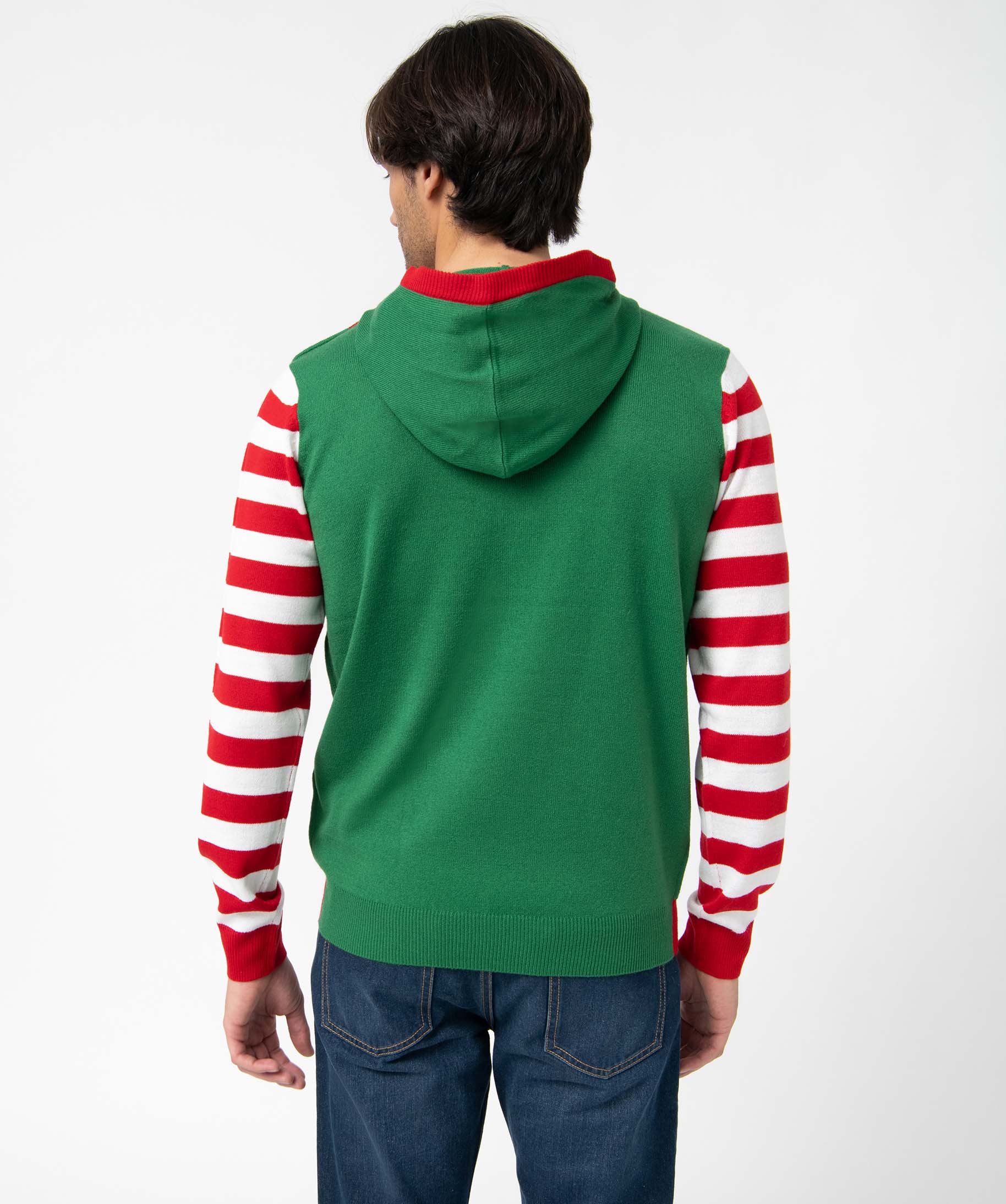 Pull de Nol homme à capuche vert | GEMO