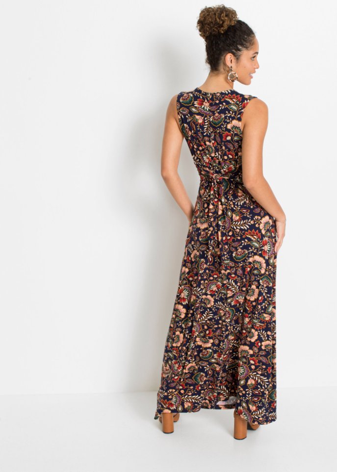 Bedrucktes Maxikleid