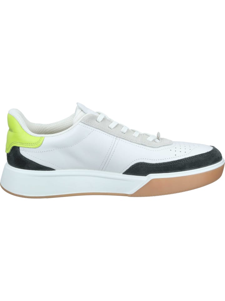 Ecco Schnürschuhe in peat/white/lime punch günstig kaufen
