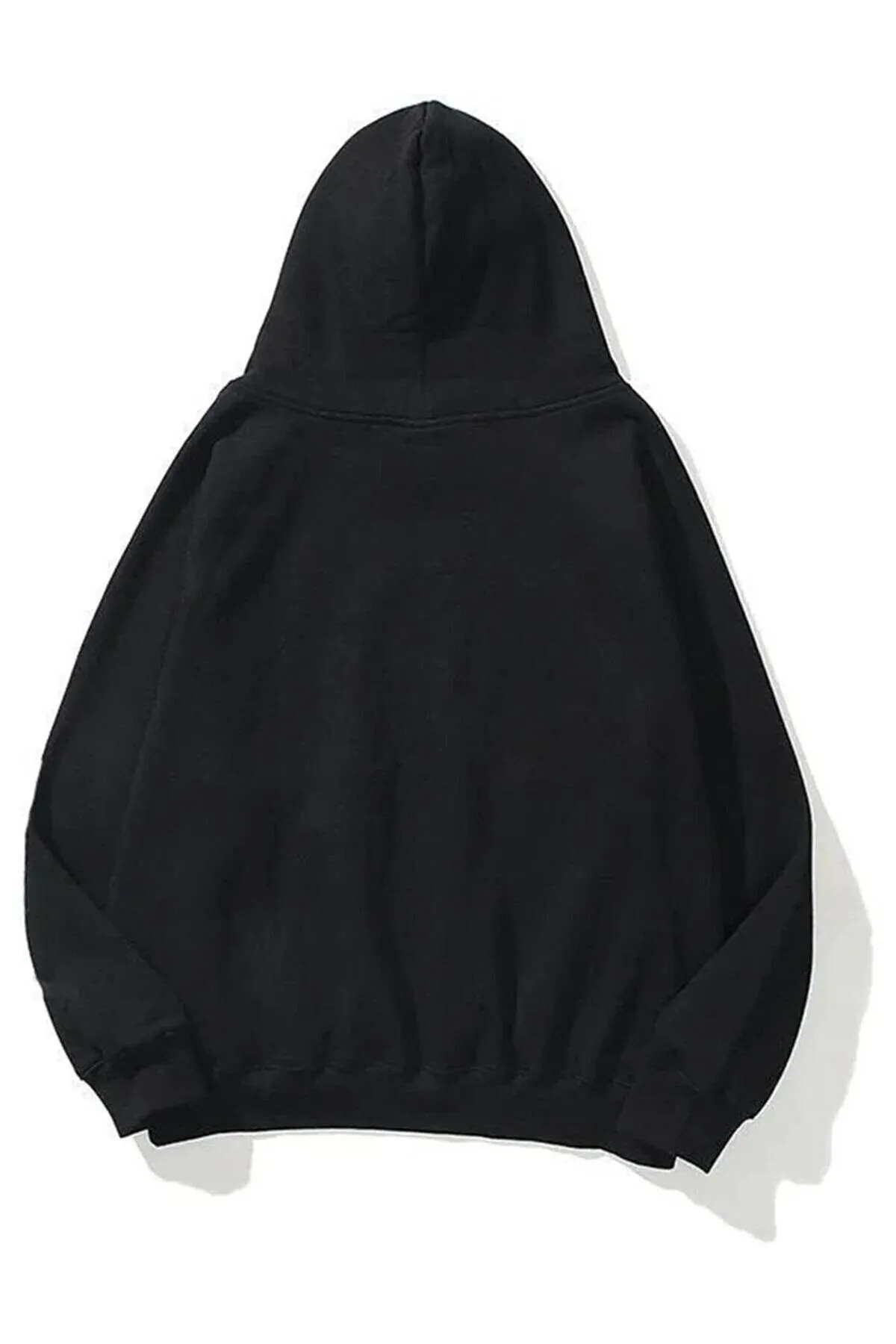 Know  Unisex Schwarzer Gothic Ruthless Bedruckter Kapuzenpullover