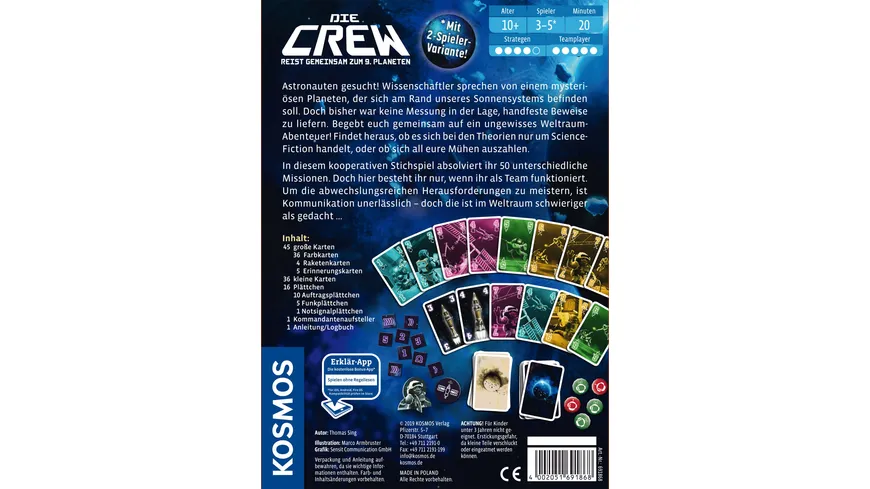 KOSMOS - Die Crew - Reist gemeinsam zum 9. Planeten