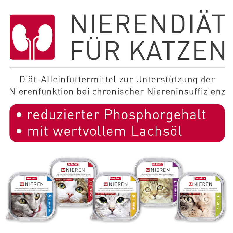 Beaphar Nierendiät Beaphar Nierendiät 16x100g Lamm