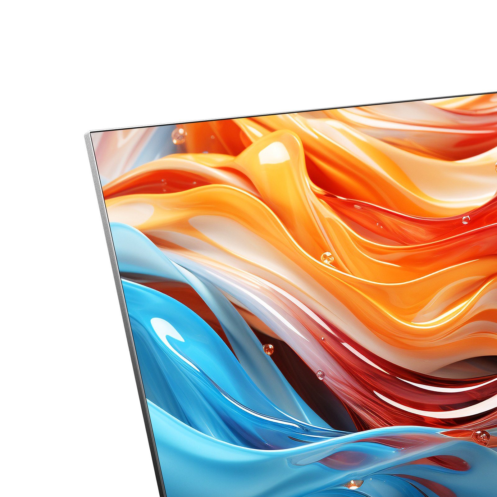 CHiQ U55QM8G QLED-Fernseher (139,00 cm/55 Zoll, 4K Ultra HD, Smart-TV, Google TV, WCG,Metall Rahmlos design, Google Assistant)