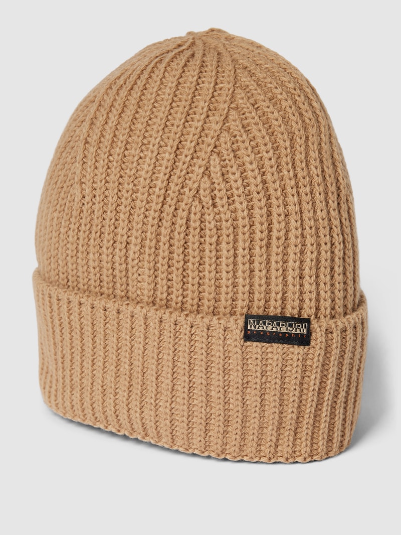 Beanie in Strick-Optik Modell 'FOLI' in camel