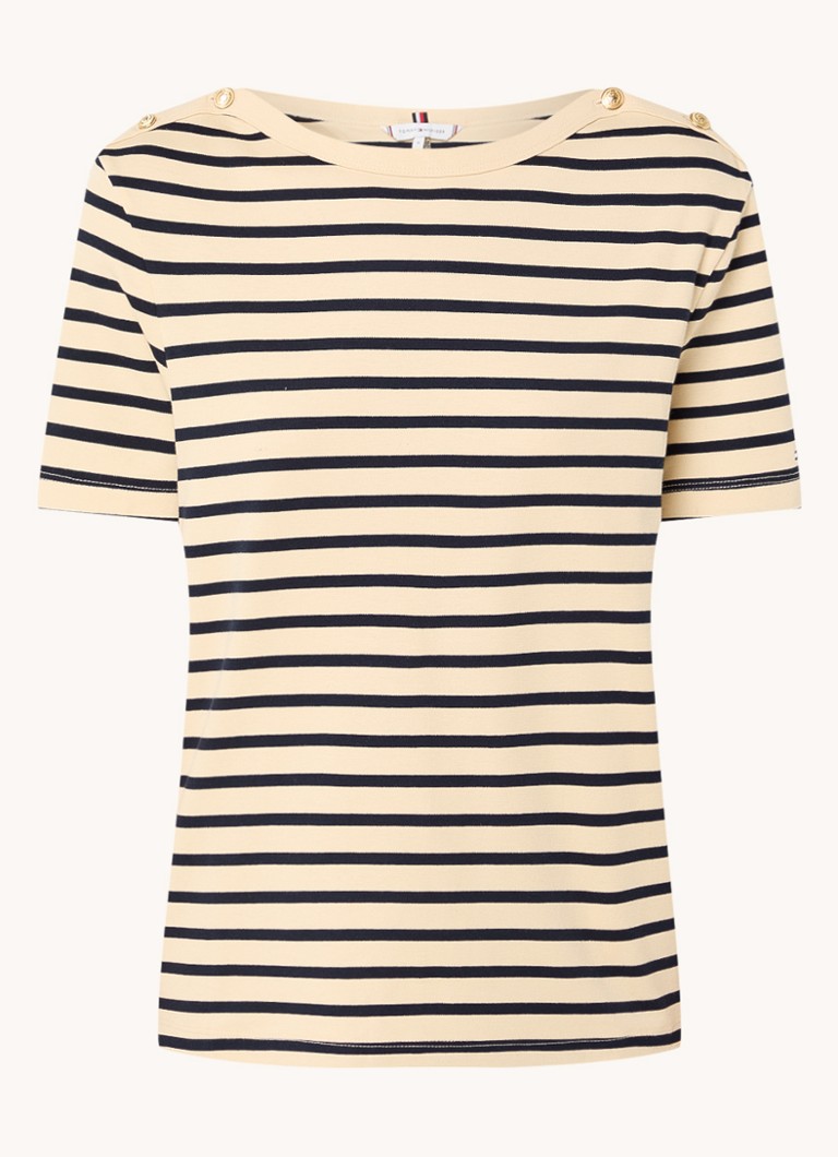 Tricou Tommy Hilfiger cu logo brodat