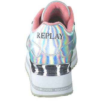 Replay New Penny Pastel Sneaker in silber