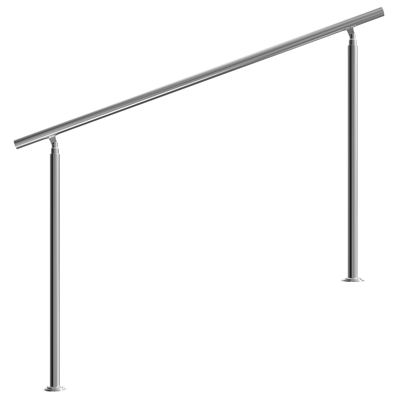 Casaria monzana® Treppengeländer Edelstahl 160cm