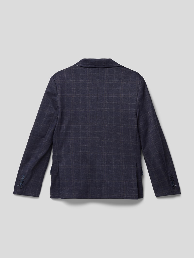 Blazer mit Pattentaschen in marineblau