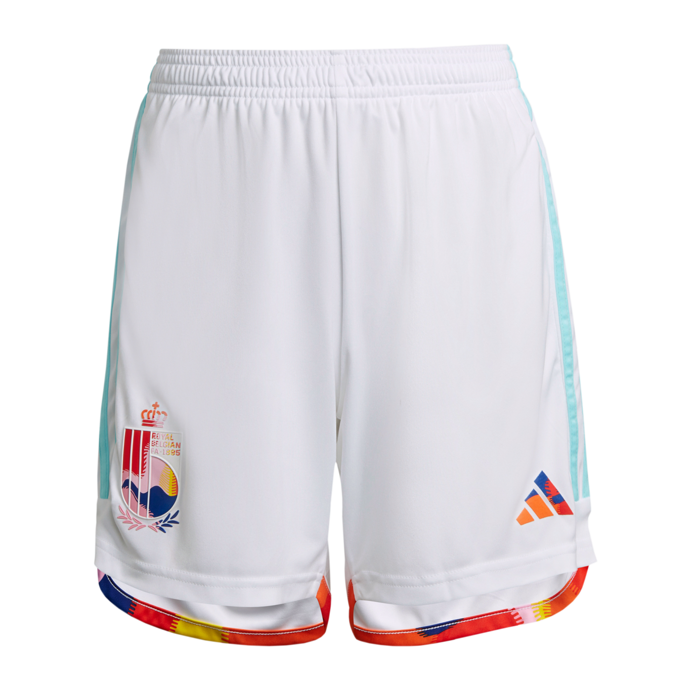adidas Belgien Short Away WM 2022 Weiss