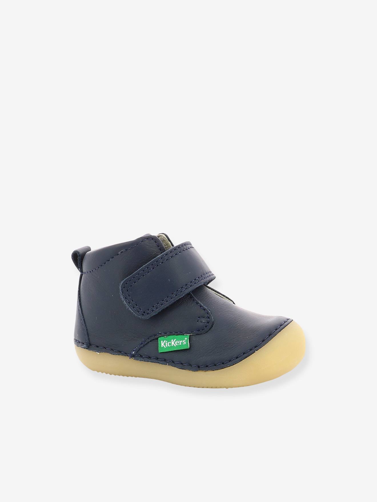 Bottillons cuir bébé garçon Sabio KICKERS® 1ers pas camel