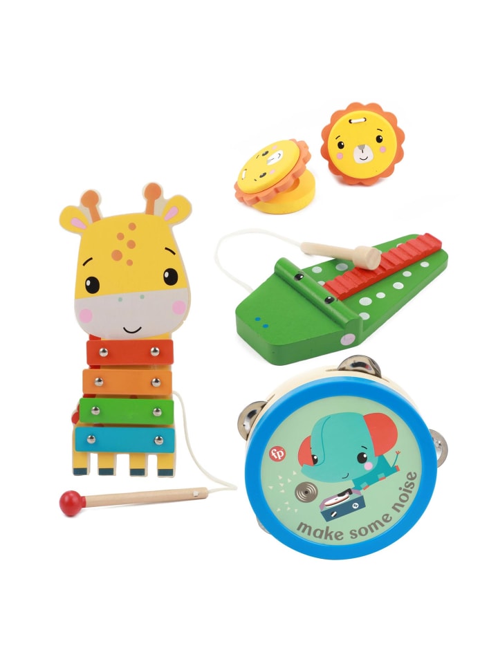 Fisher-Price Holz-Musikinstrumente 5 Stück in bunt günstig kaufen onesize