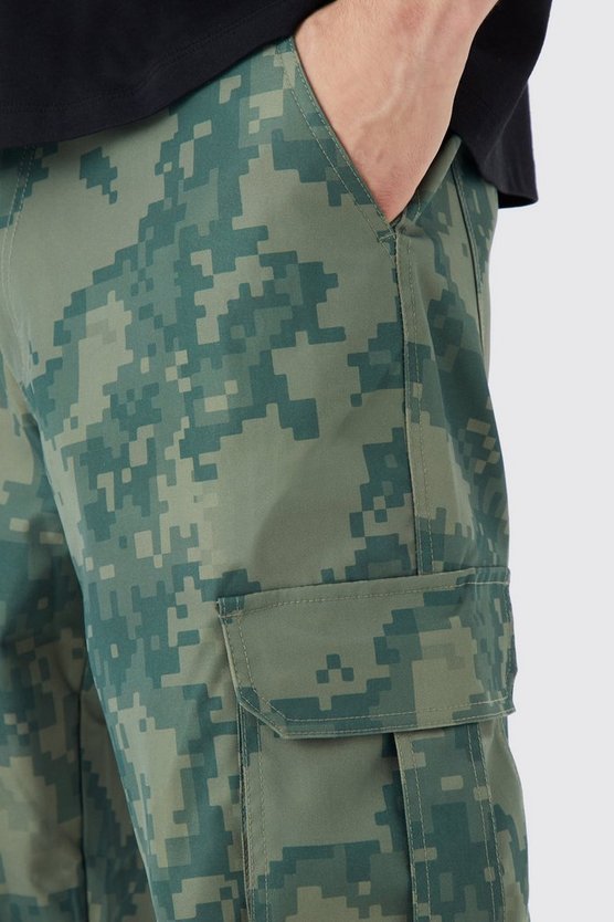 Tall lockere Camouflage Cargo-Hose