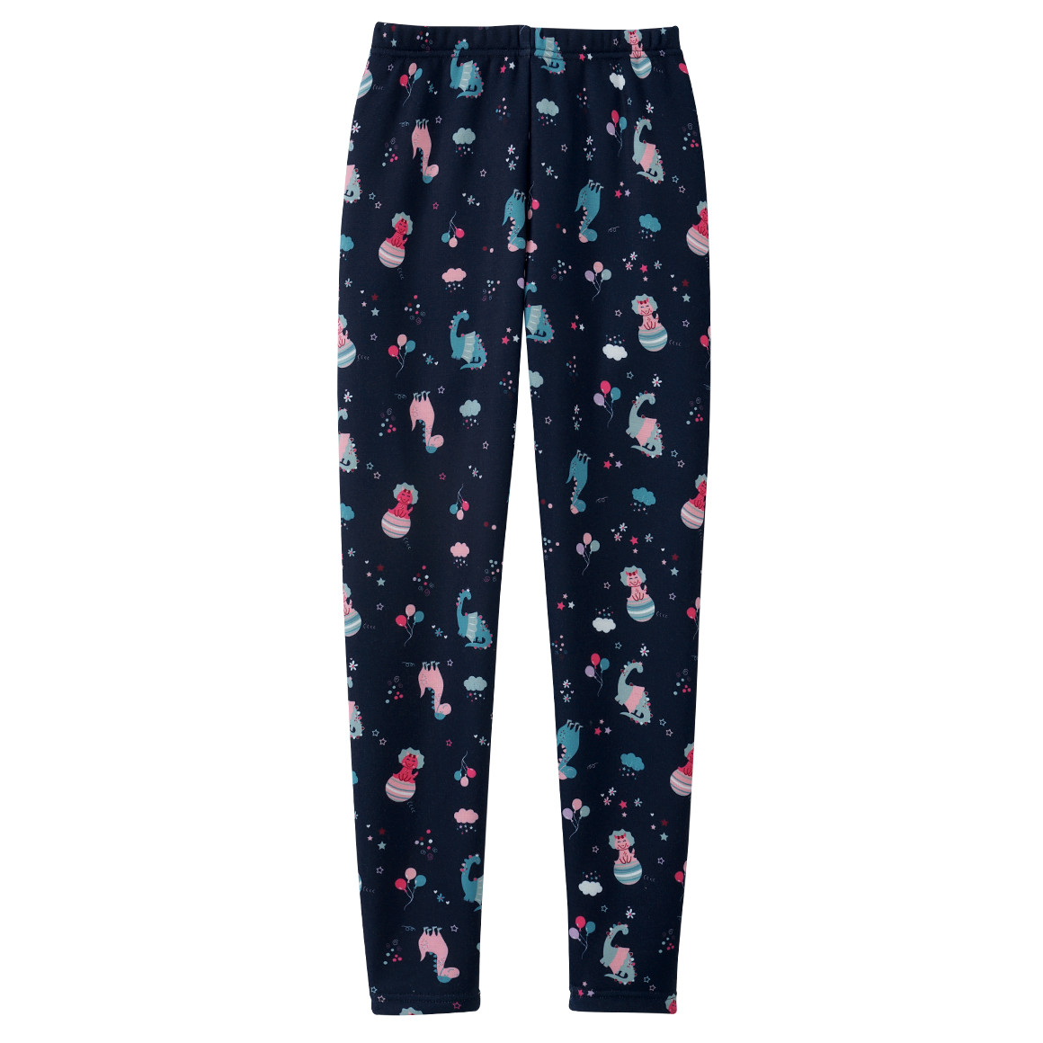 Mädchen Thermo-Leggings mit Dino-Print