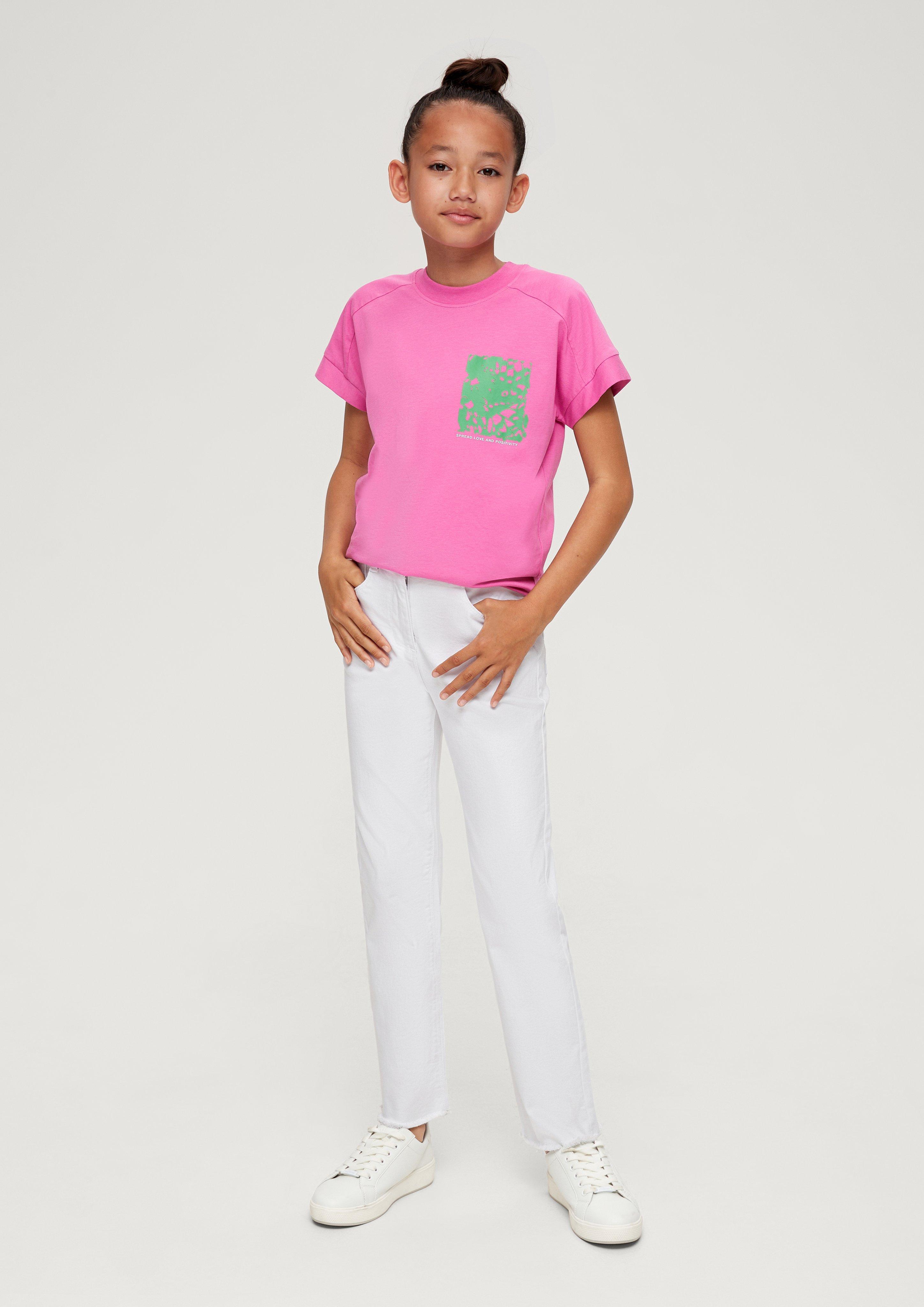 Cropped-Jeans / Regular Fit / Mid Rise / Straight Leg  2130157-0100