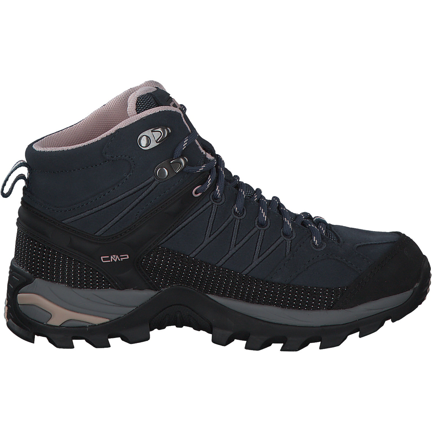 CMP Rigel Mid 3Q12946, Trekkingschuhe, Damen, asphalt antracite rose