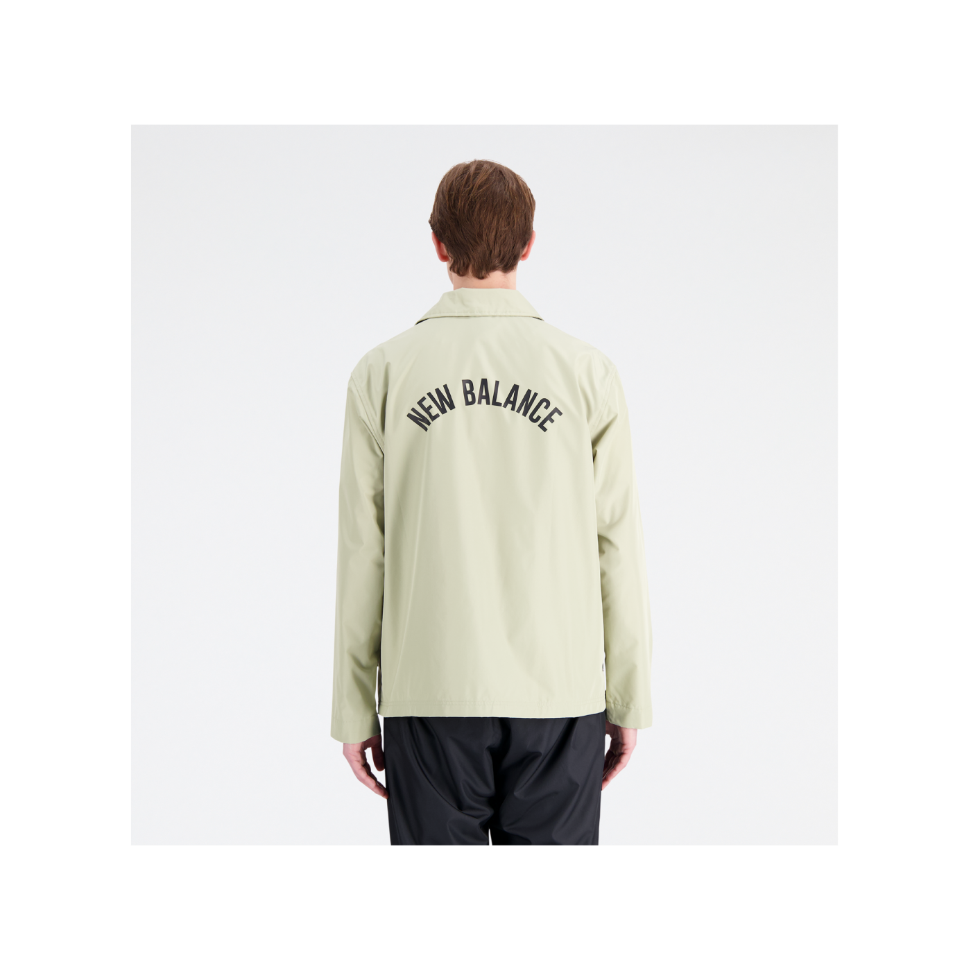 New Balance Essentials Coaches Jacke Schwarz F515
