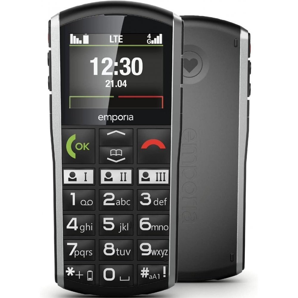 Emporia Simplicity 4G - Handy - schwarz Seniorenhandy (2 Zoll)
