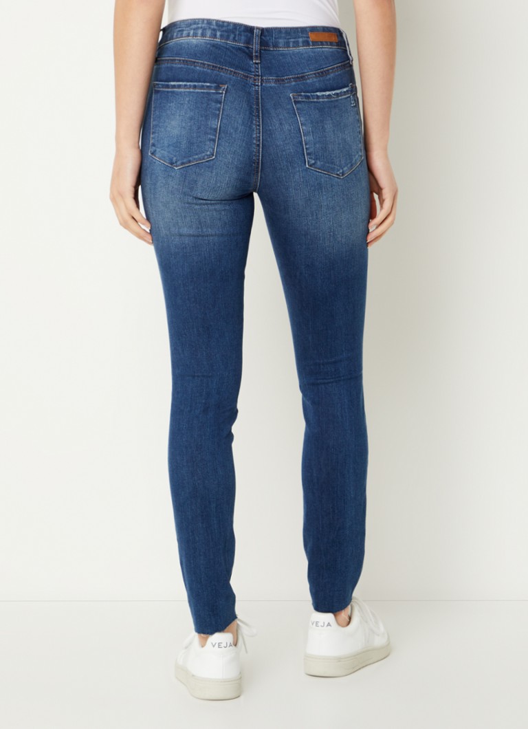 Articles Of Society Sarah mid waist skinny jeans with destroyed finish