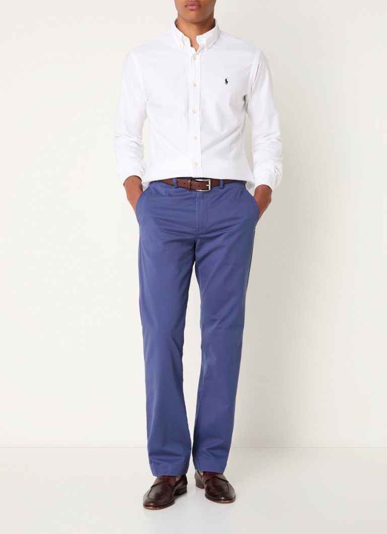 Pantaloni chino drepți Ralph Lauren cu buzunare laterale