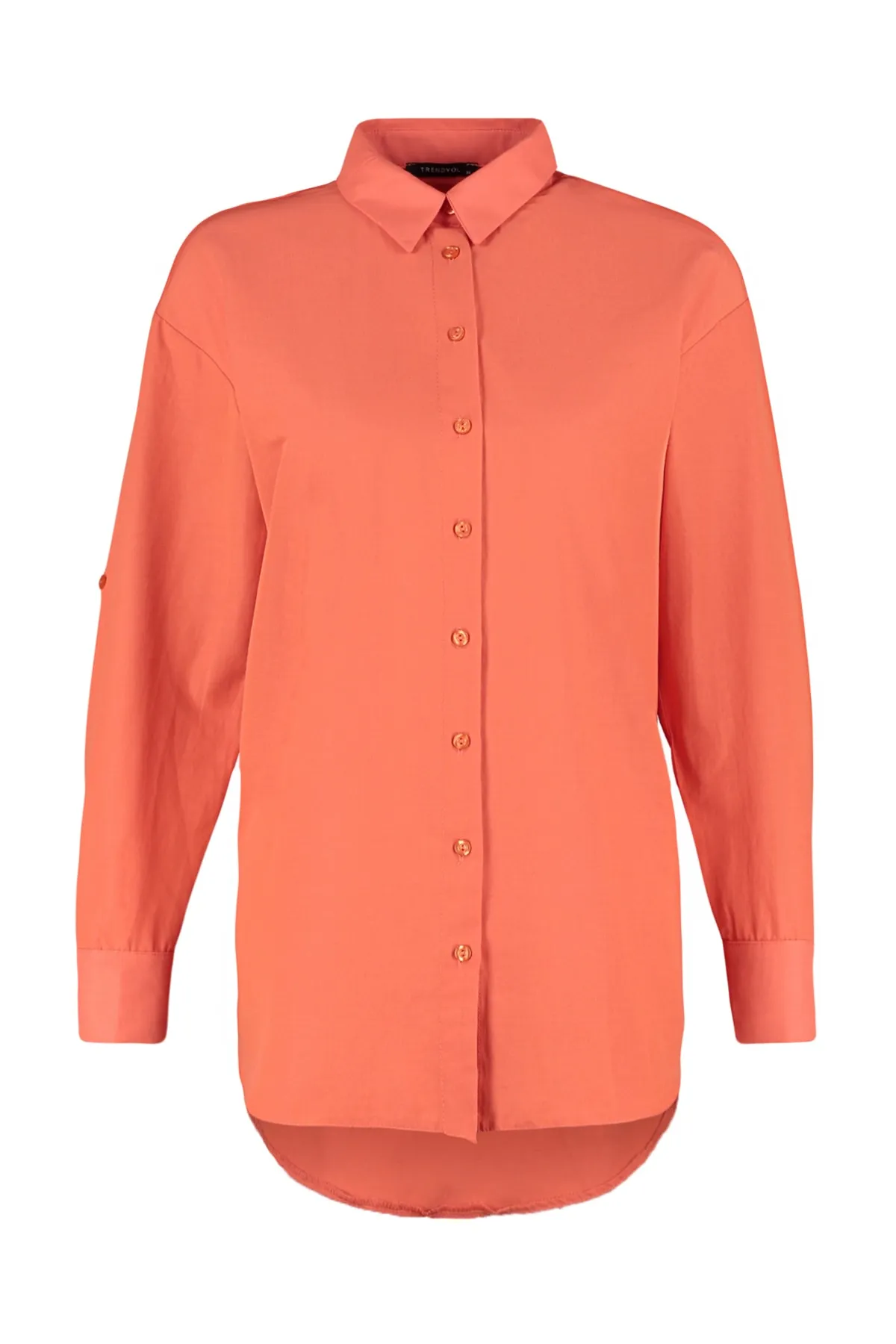 Trendyol Collection  Gewebtes Hemd mit Granatapfelblüten TBESS22GO0664