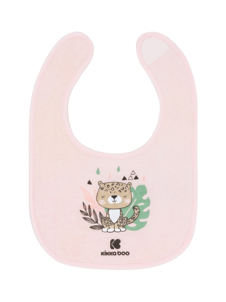 Kikkaboo Babylatz Savanna 3-tlg Set in rosa günstig kaufen onesize