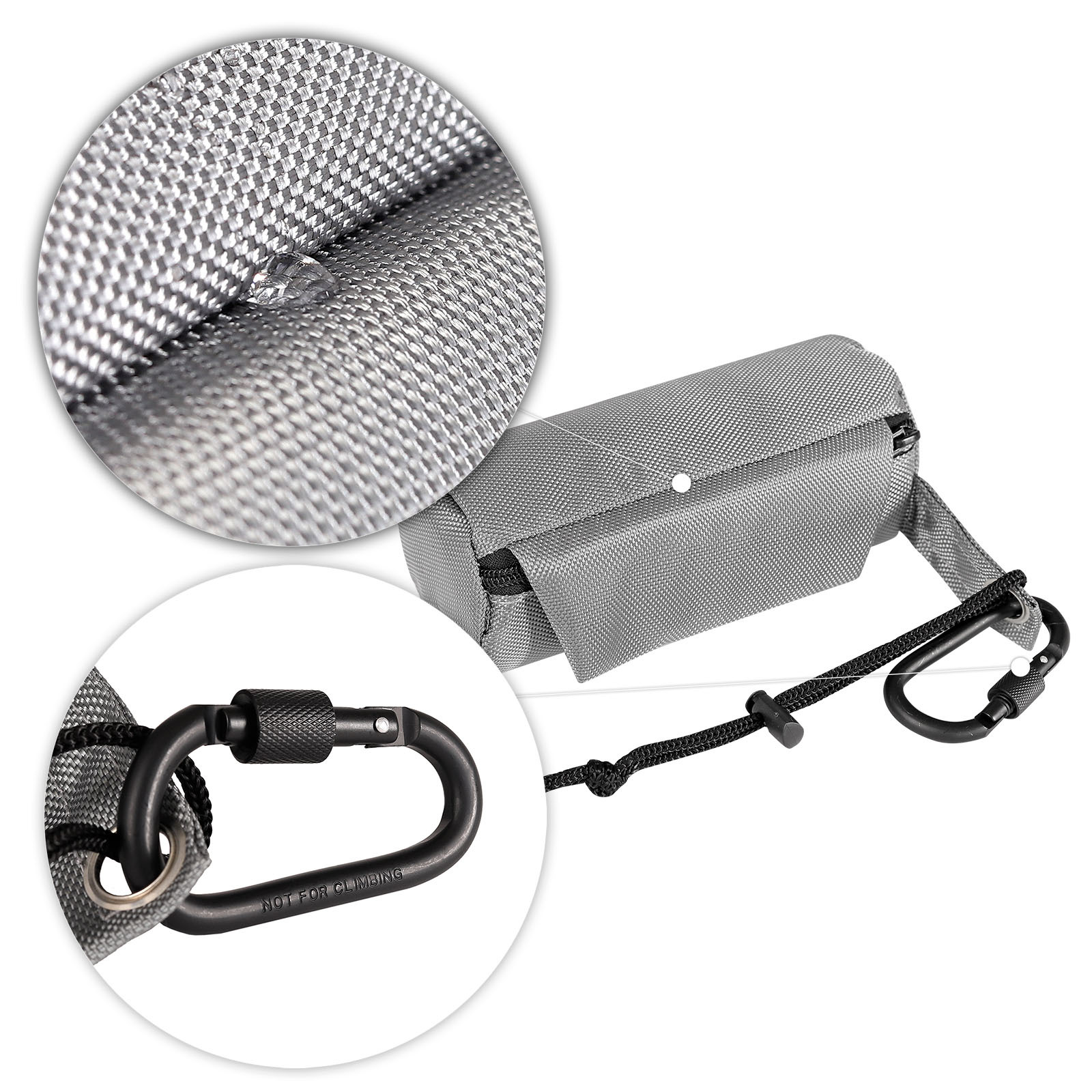 Lionto Snackbeutel Lionto Futterbeutel für Hunde, Trainingsdummy grau