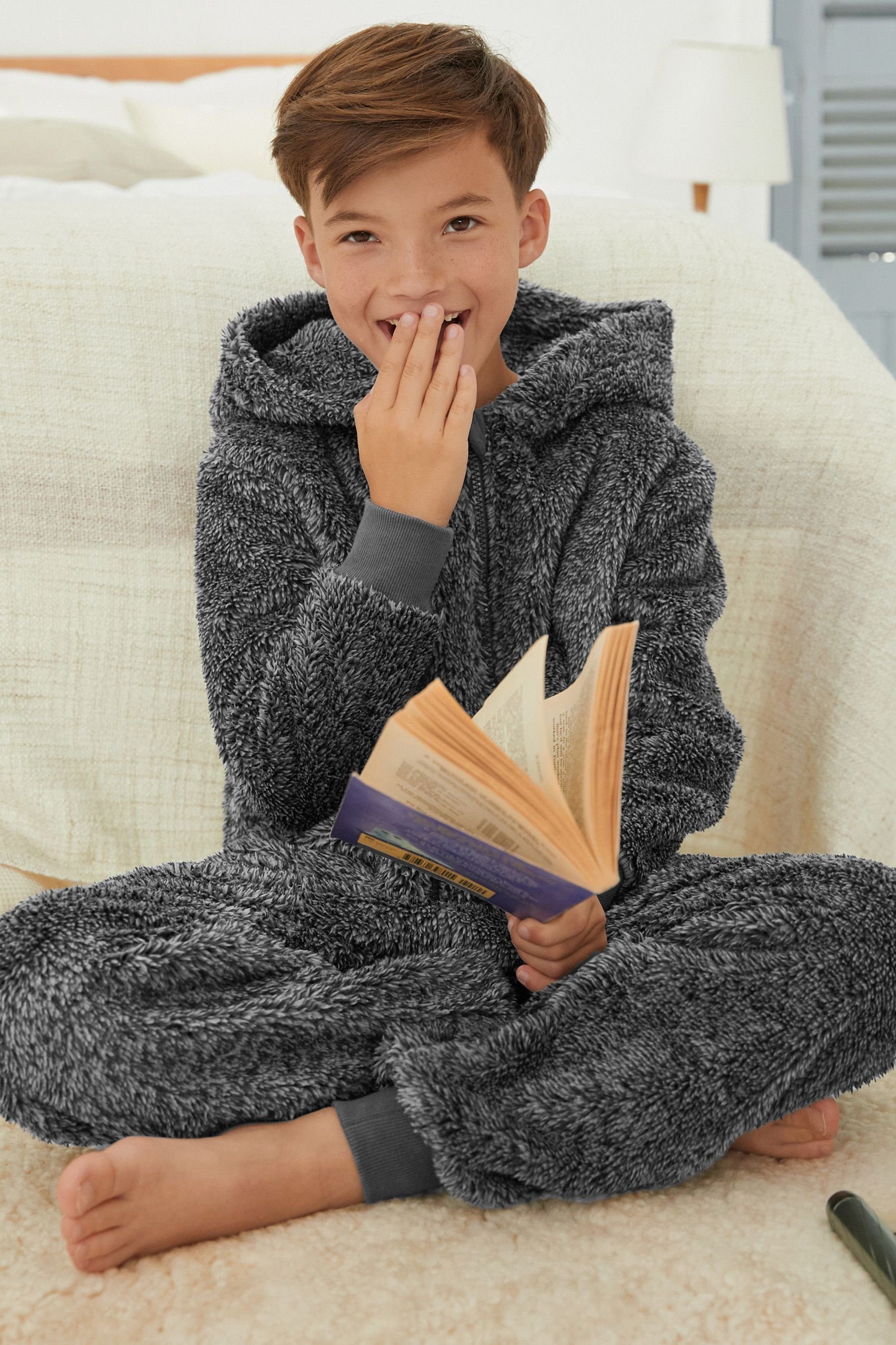Next Schlafoverall Weicher Fleece-Einteiler (1-tlg)