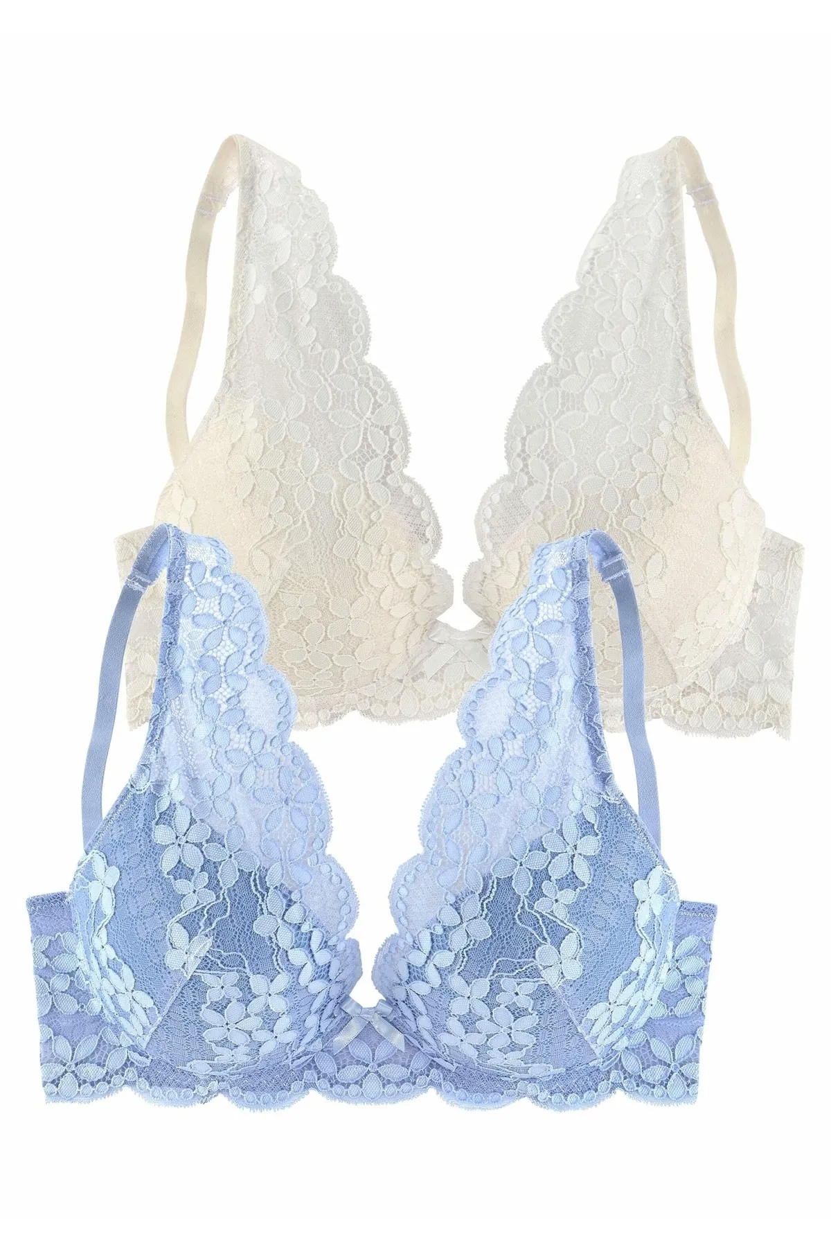 PETITE FLEUR  BH - Blau - Unifarben