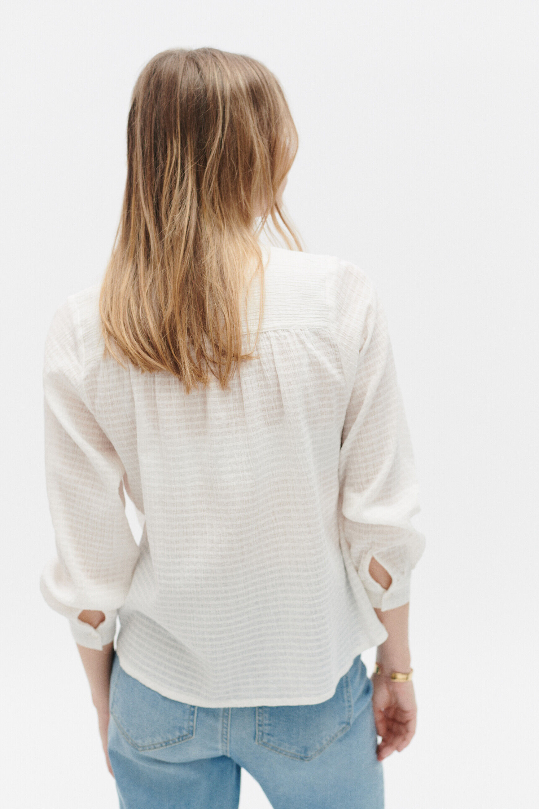 Chemise calissa ivoire femme