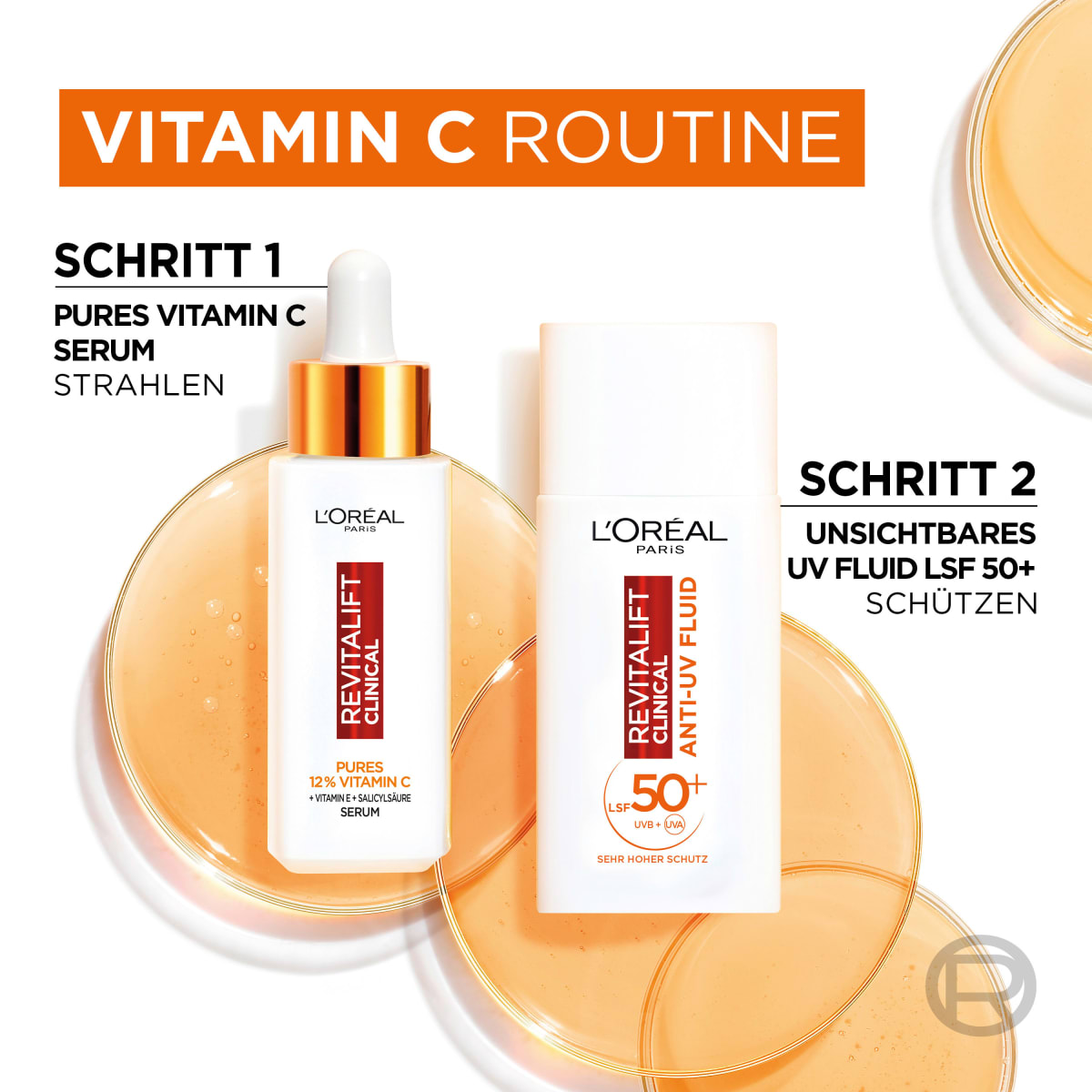 Gesichtscreme Revitalift Clinical Anti UV Fluid LSF 50+, 50 ml