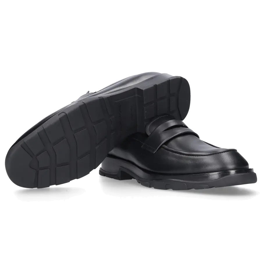 Alexander McQueen - Loafer WHFLO Kalbsleder - schwarz