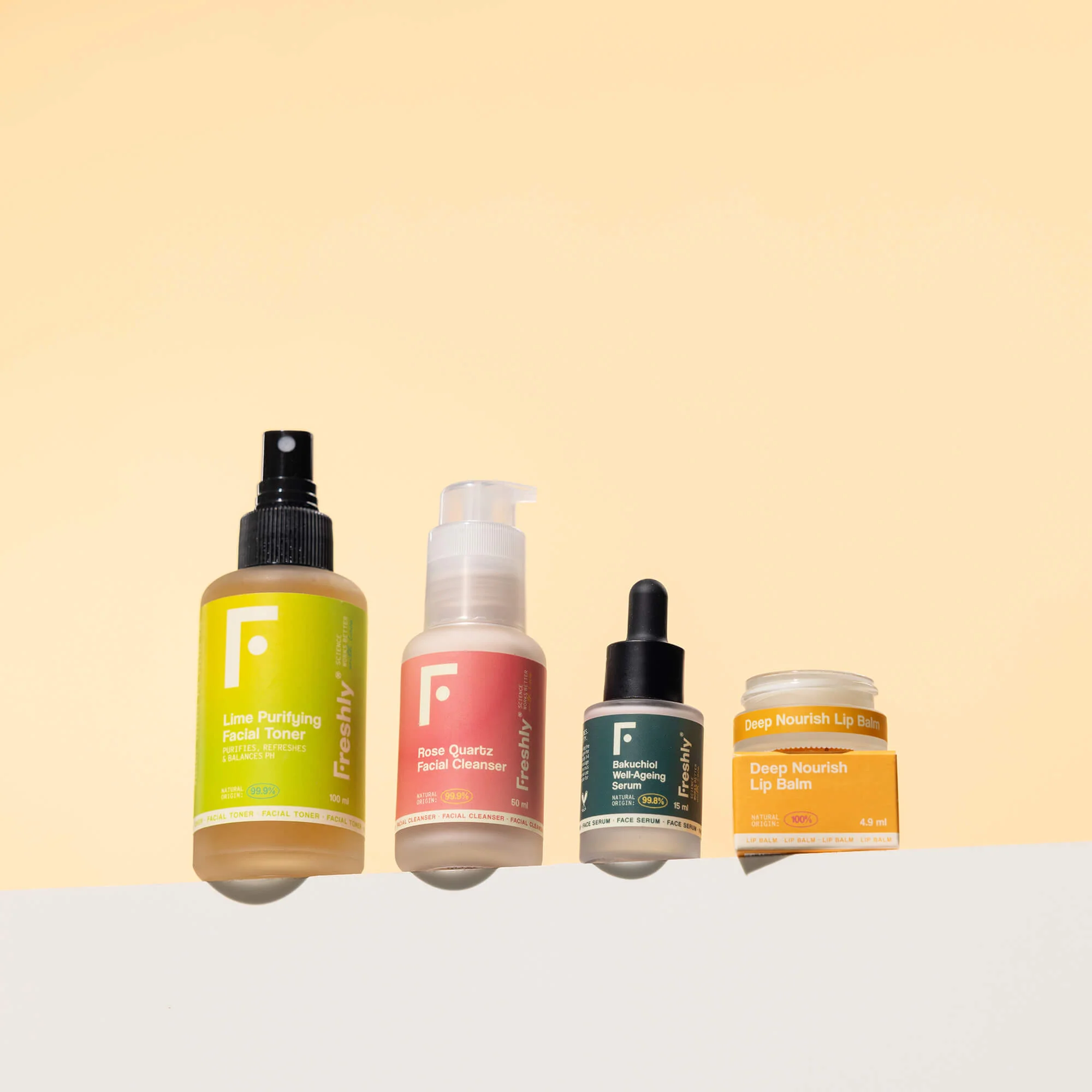 Kit de rutina facial antiedad: Set antiarrugas, gel facial antiarrugas, tónico facial, sérum facial antiarrugas.