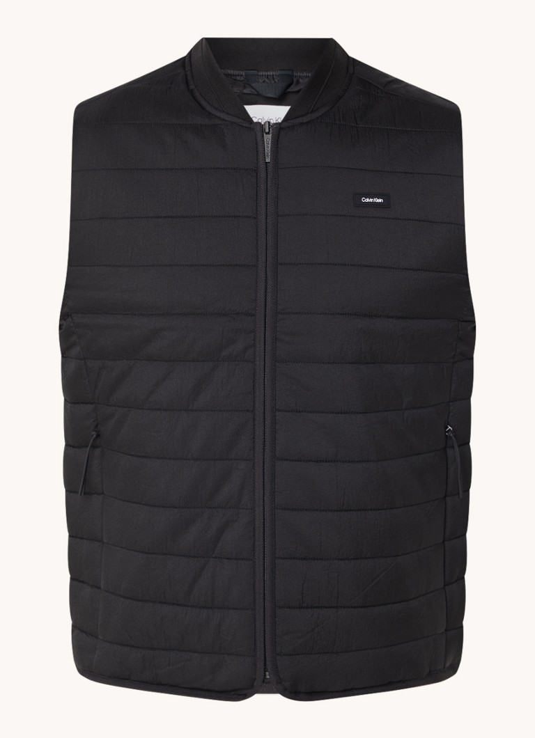 Calvin Klein Quilted bodywarmer with side pockets and quilt pattern