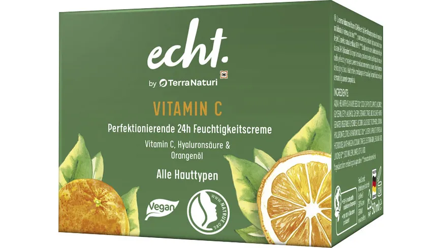 echt. by Terra Naturi Vitamin C 24H Feuchtigkeitscreme 50 ml