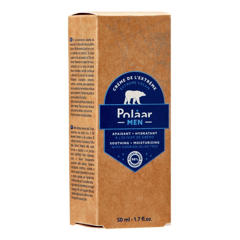 Polaar Crème de l'Extrême Soin Visage Apaisant & Hydratant à L'Olivier de Sibérie