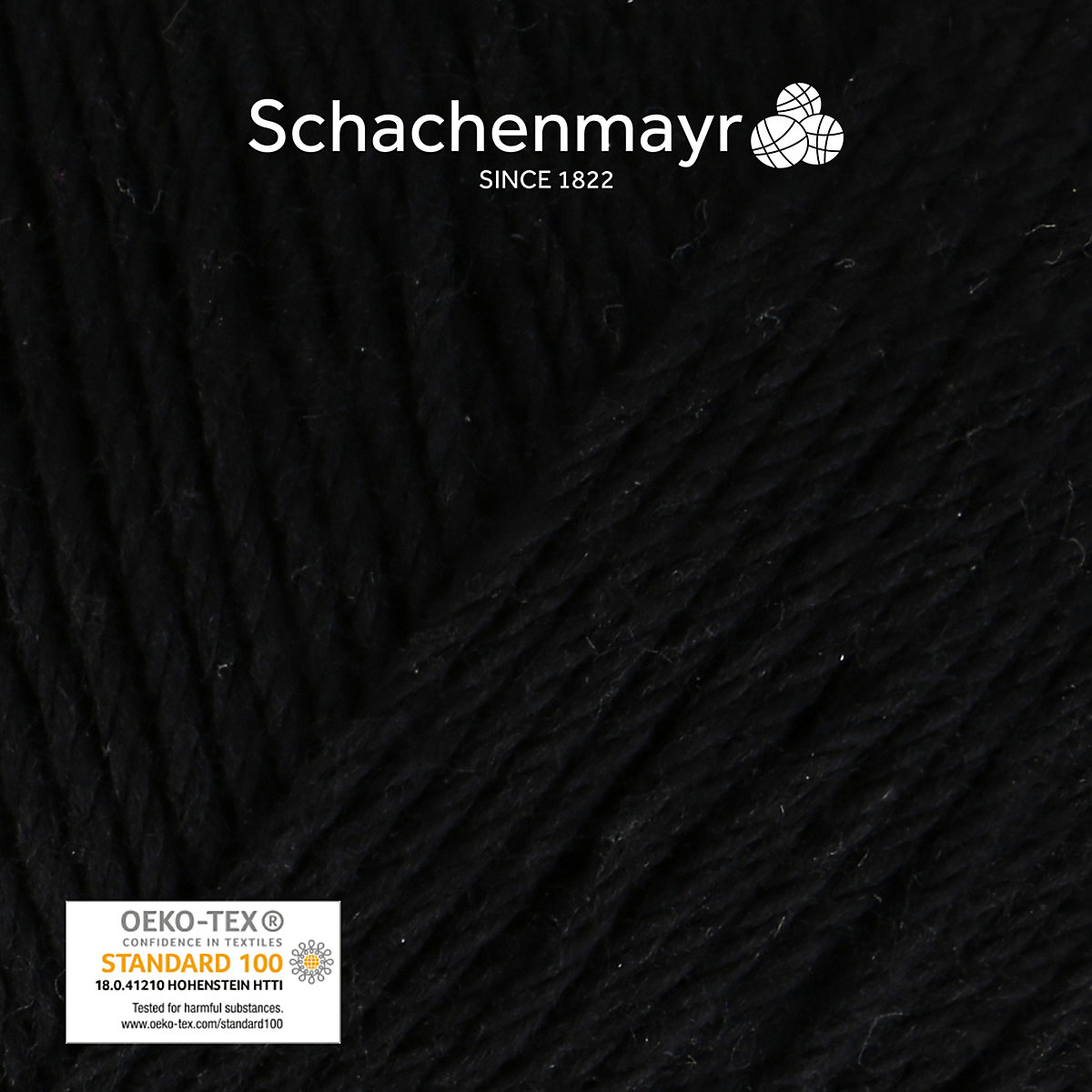 Handstrickgarne Pyramid Cotton, 50g Schwarz