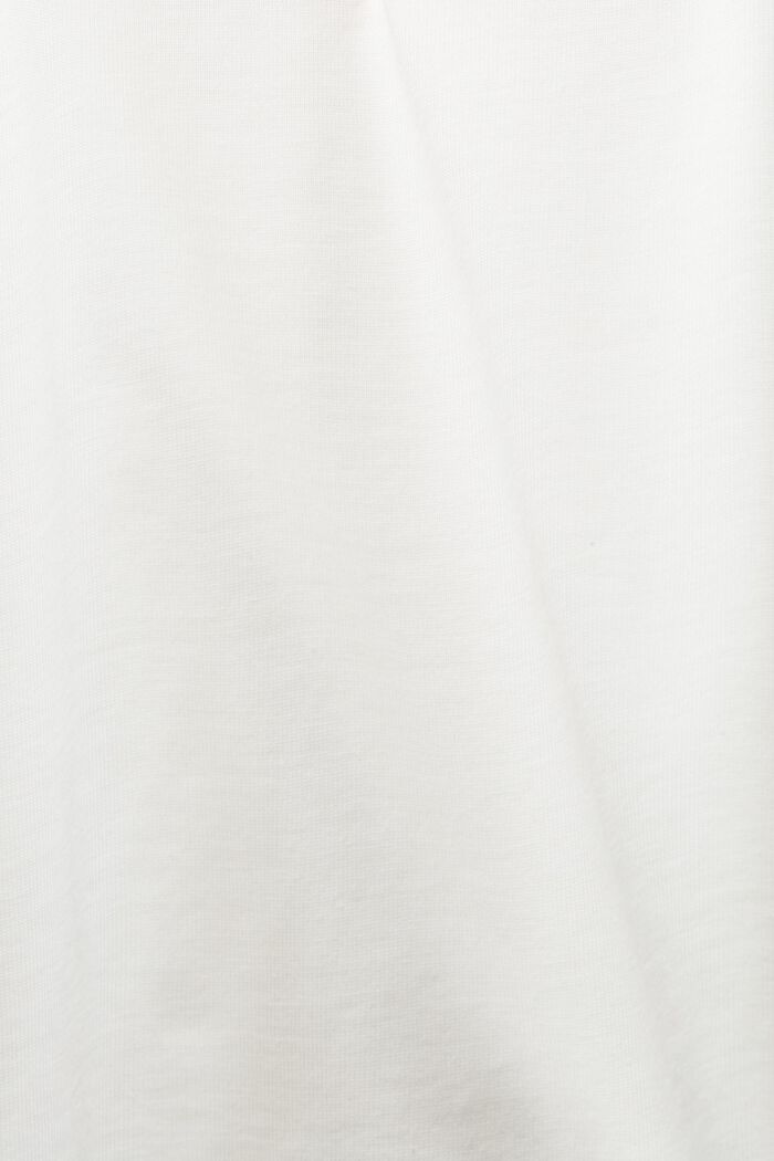 Baumwoll-T-Shirt mit Logostickerei