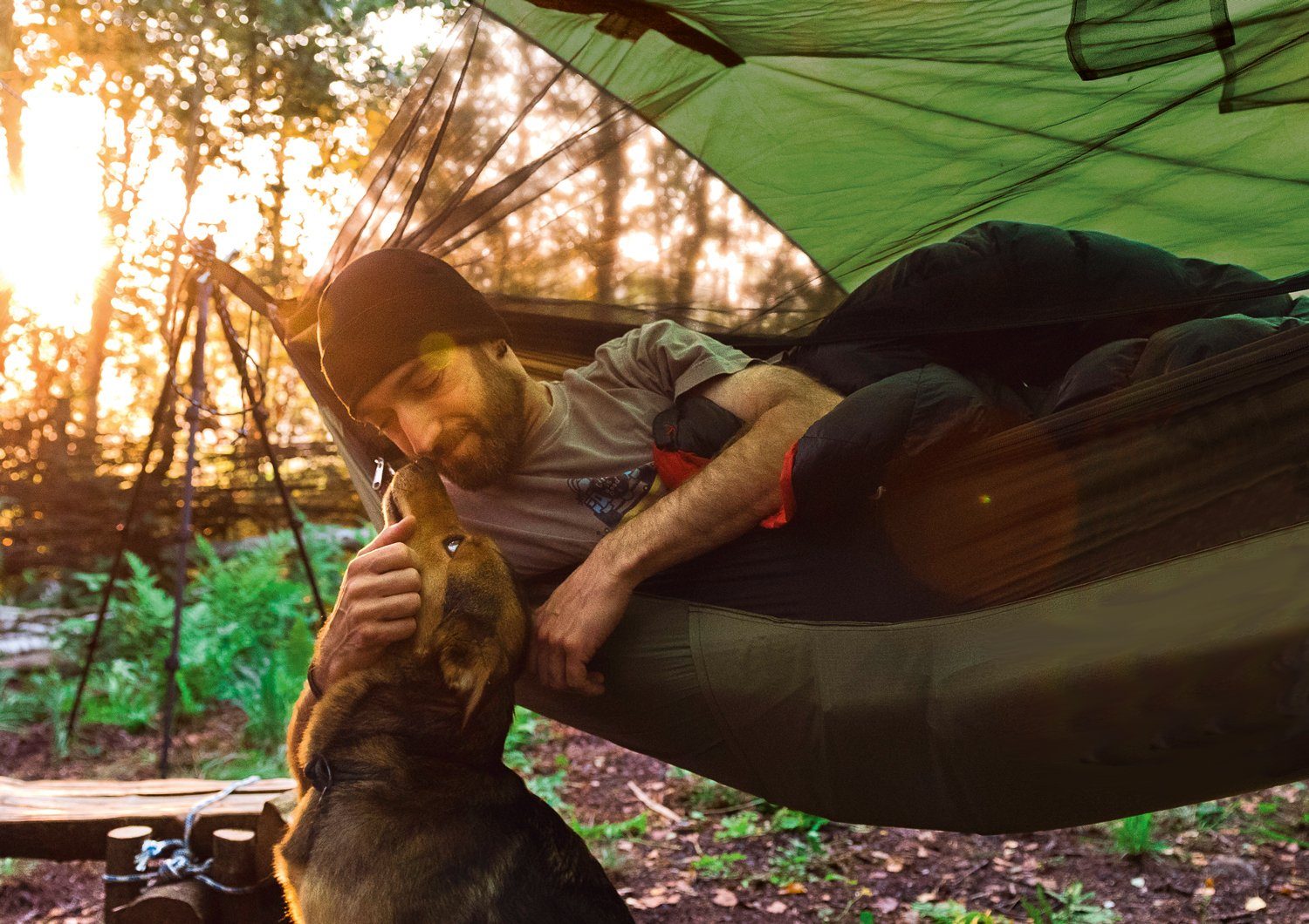 Amazonas Hängematte Moskito Traveller Thermo, Ultra Light Hängematte inkl. Moskitonetz und Isomattenfach