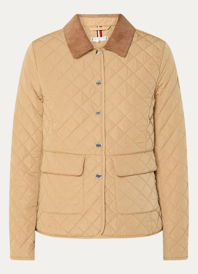 Tommy Hilfiger prošivena jakna s džepovima s ventilima i logotipom