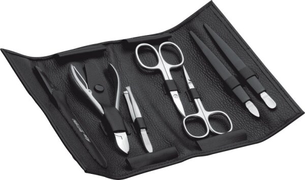 Erbe Solingen 7-teilig - Lederetui 15 - 5 x 5 - 5 cm Maniküre-Set