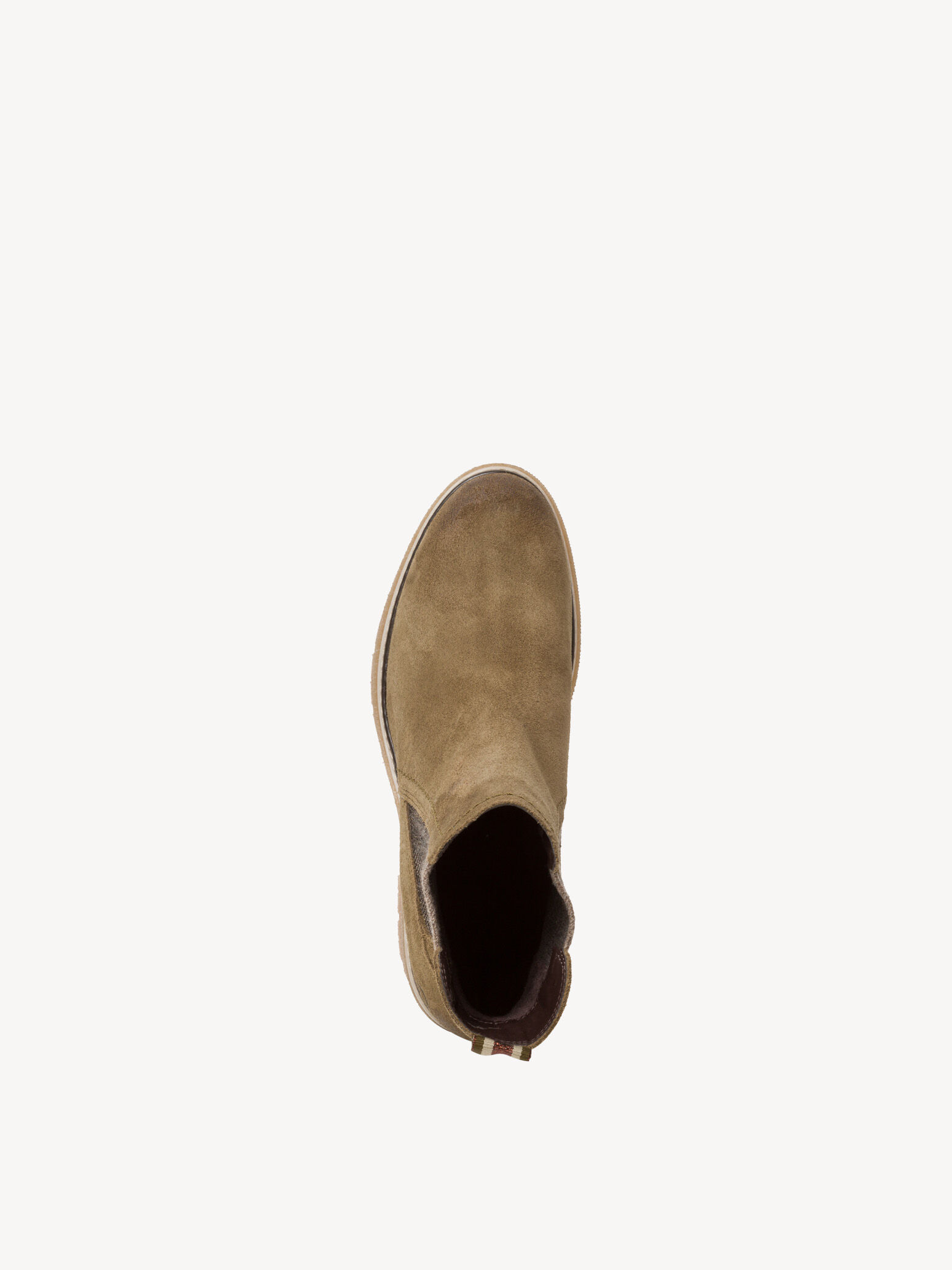 Bottine Chelsea en cuir - vert