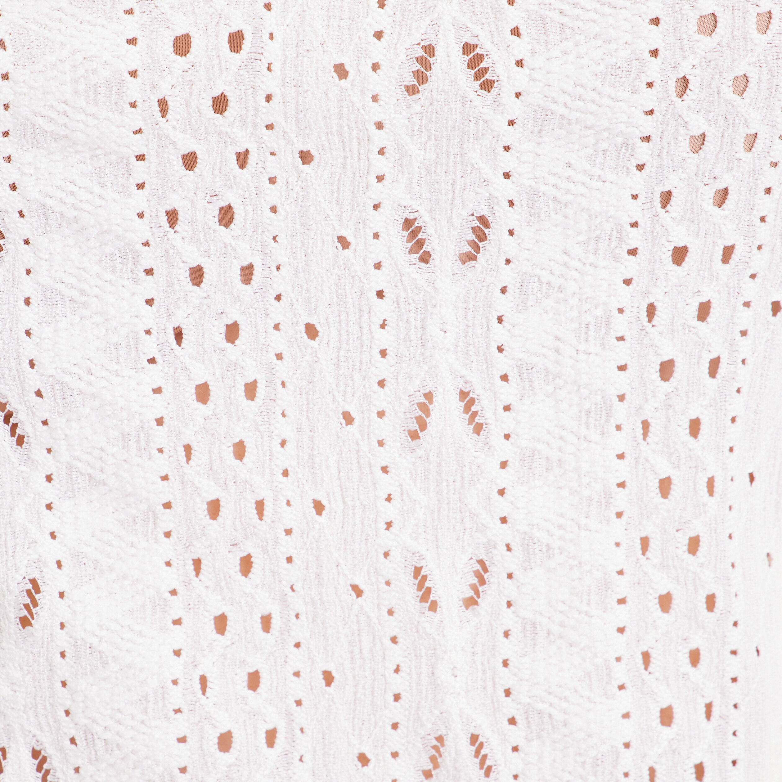Blouse brodée avec volants ecru femme | Cache Cache