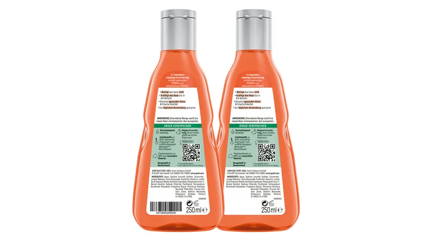 GUHL Frisch & Fruchtig Mildes Shampoo Doppelpack 500 ml